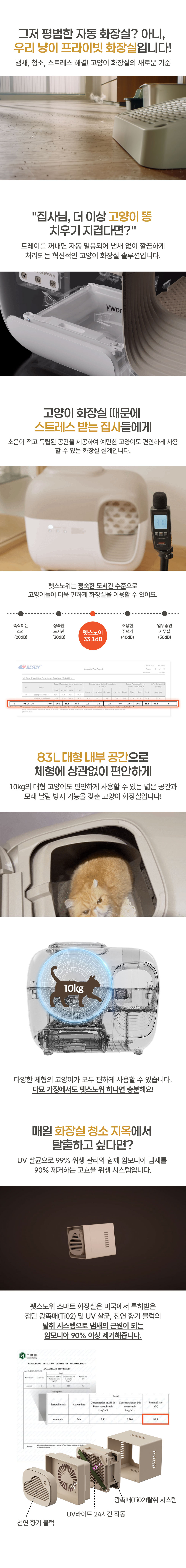 큐밍 PETSNOWY 고양이 자동 화장실 PKoP100 렌탈 설치비면제