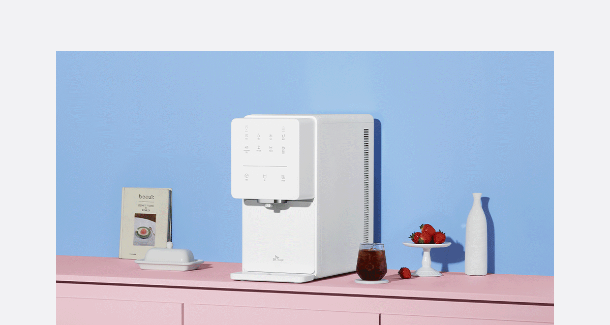 SK매직 24년형 원코크 얼음물 직수얼음 정수기 (얼음냉온정) / WPU-IAC414S