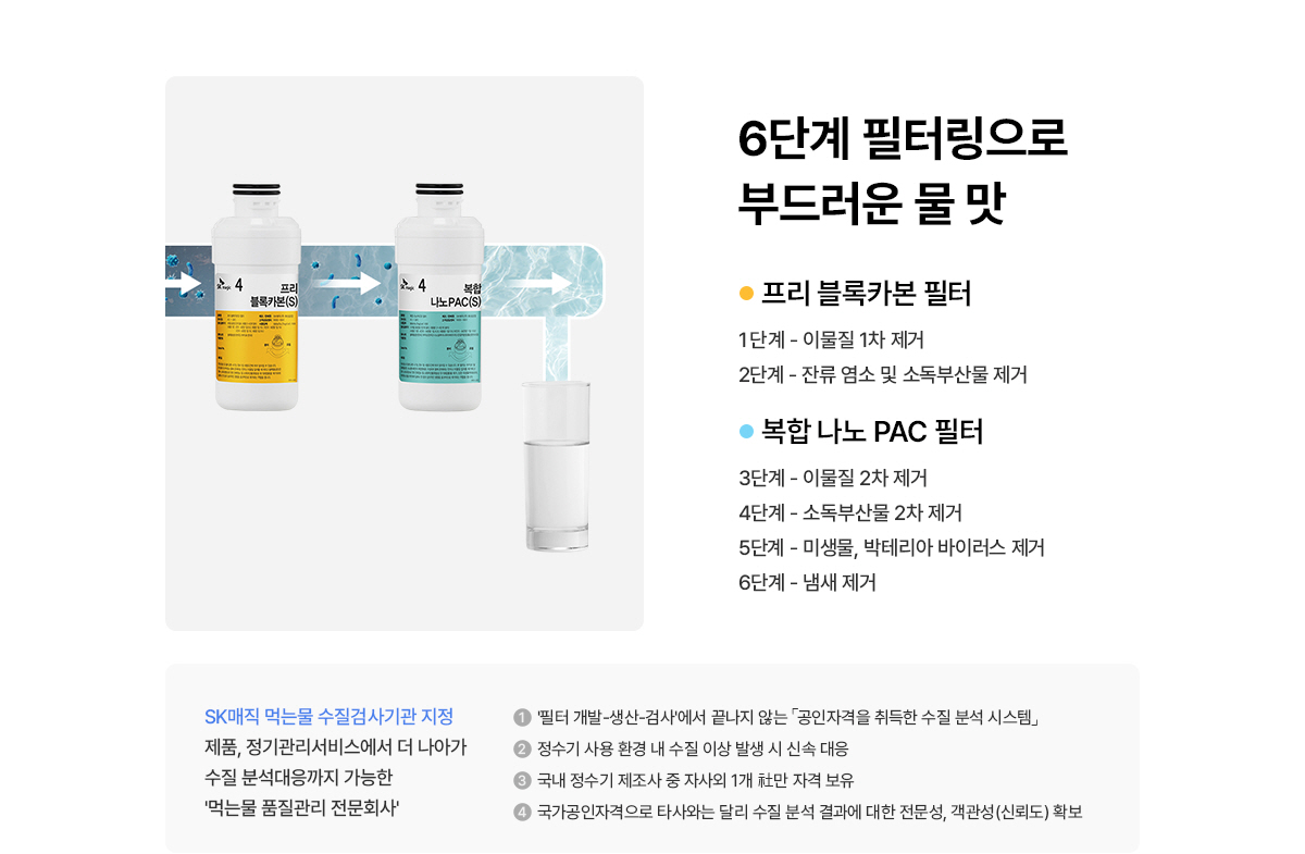 SK매직 X PSG 원코크 플러스 정수기 (얼음냉온정) / WPU-IAC425P