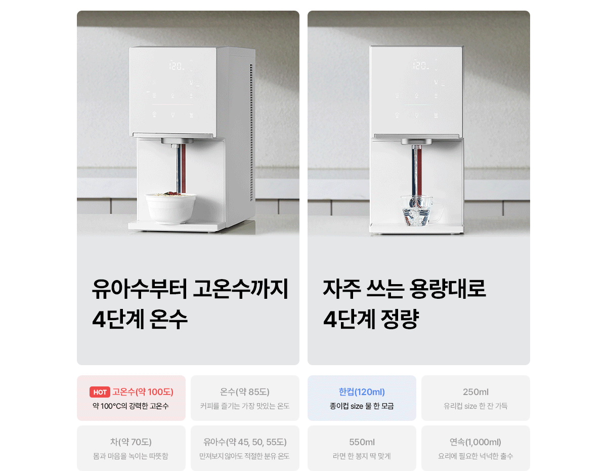 SK매직 X PSG 원코크 플러스 정수기 (얼음냉온정) / WPU-IAC425P