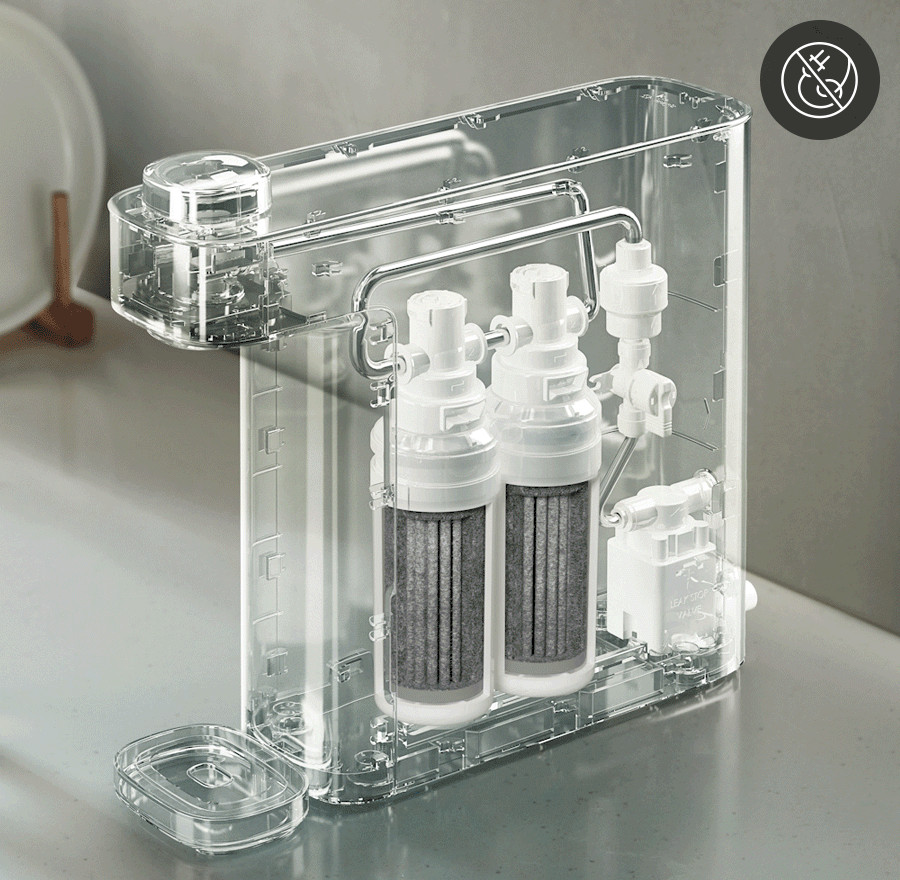 SK매직 무전원 에코 미니 정수기 Green41 (정수) / WPU-GBC102S