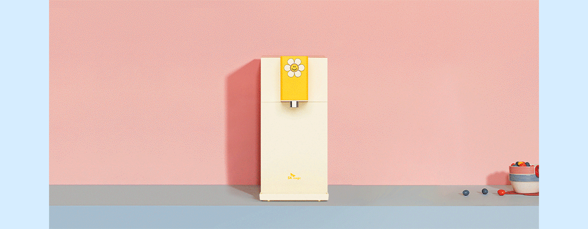 SK매직X위글위글 초소형 직수 정수기 (냉온정) / WPU-JAC104S(WW)