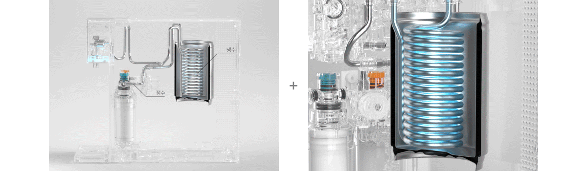 SK매직 초소형 직수 정수기 (냉정) / WPU-JCC104SWH