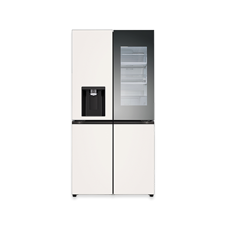 LG 디오스 얼음정수기 오브제컬렉션 노크온 음성인식 820L W824GBB482