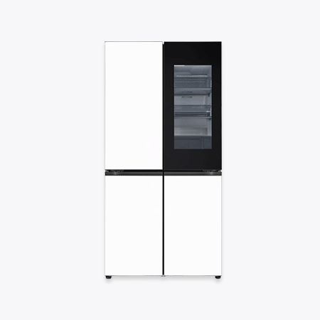 LG 디오스 AI 오브제컬렉션 STEM 베이직 냉장고 (노크온 더블매직스페이스) 854L M876G